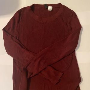 Maroon long sleeve